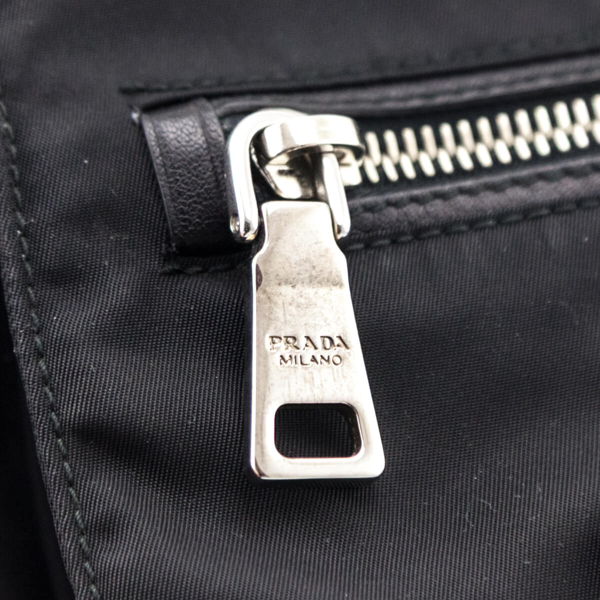 Prada Black Tessuto Nylon Double Buckle Small Messenger Bag - Love that Bag etc - Preowned Authentic Designer Handbags & Preloved Fashions