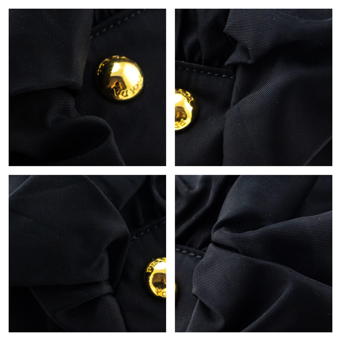 Prada Black Tessuto Nylon Origami Pleated Tote - Love that Bag etc - Preowned Authentic Designer Handbags & Preloved Fashions