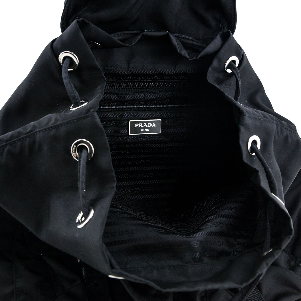 Prada Black Tessuto Nylon Vela Backpack - Love that Bag etc - Preowned Authentic Designer Handbags & Preloved Fashions