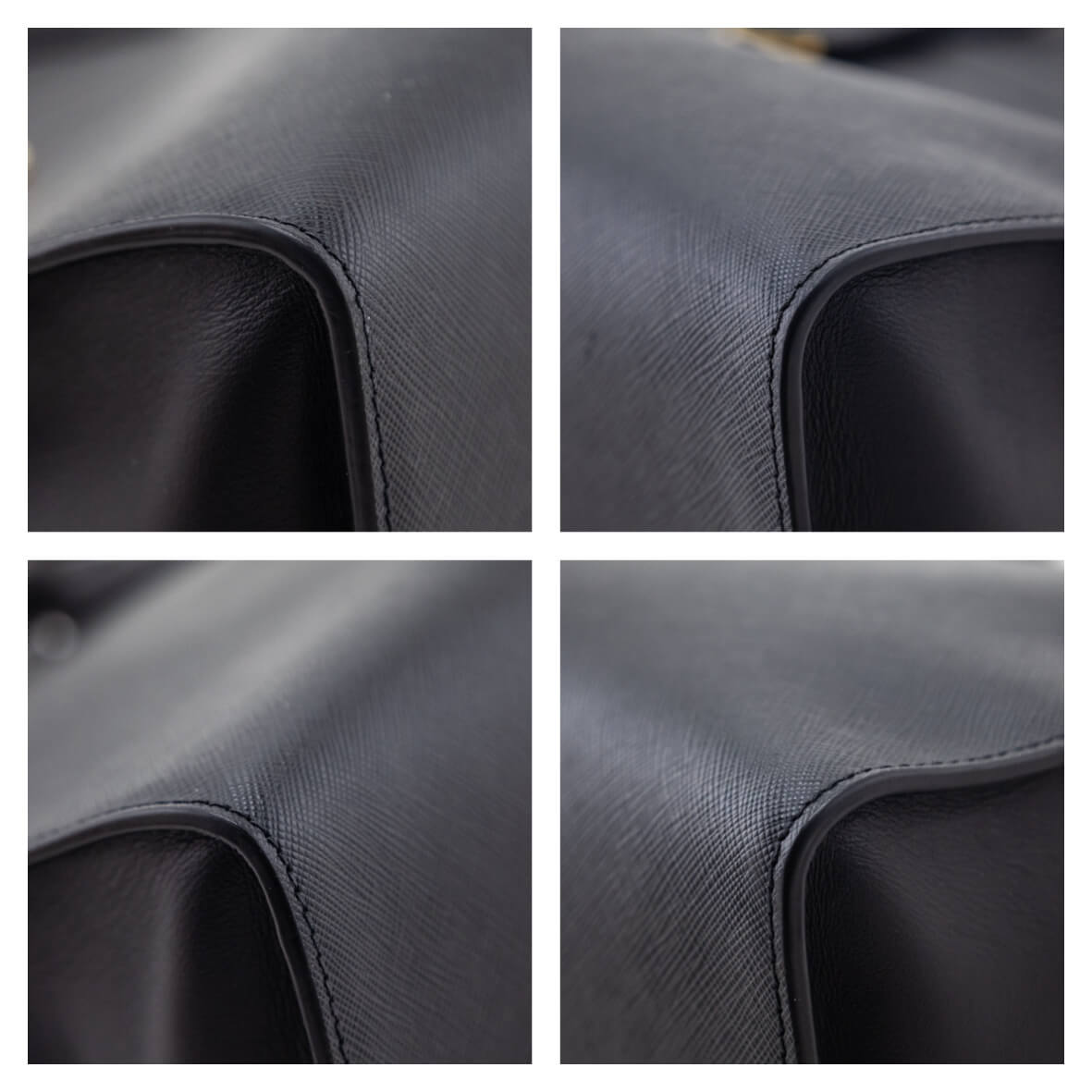 Prada Black & Begonia Saffiano & City Calfskin Greche Paradigme Bag - Love that Bag etc - Preowned Authentic Designer Handbags & Preloved Fashions