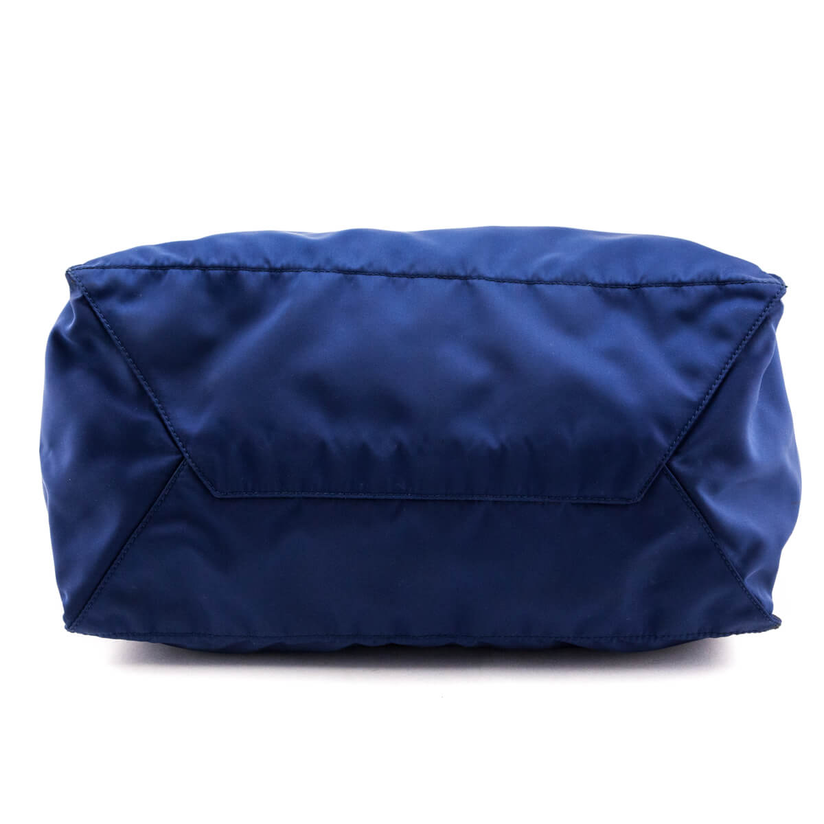 Prada Blue Tessuto Saffiano Trim Tote Bag - Love that Bag etc - Preowned Authentic Designer Handbags & Preloved Fashions