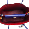 Prada Inchiostro Fuoco Saffiano Large Double Bag - Love that Bag etc - Preowned Authentic Designer Handbags & Preloved Fashions