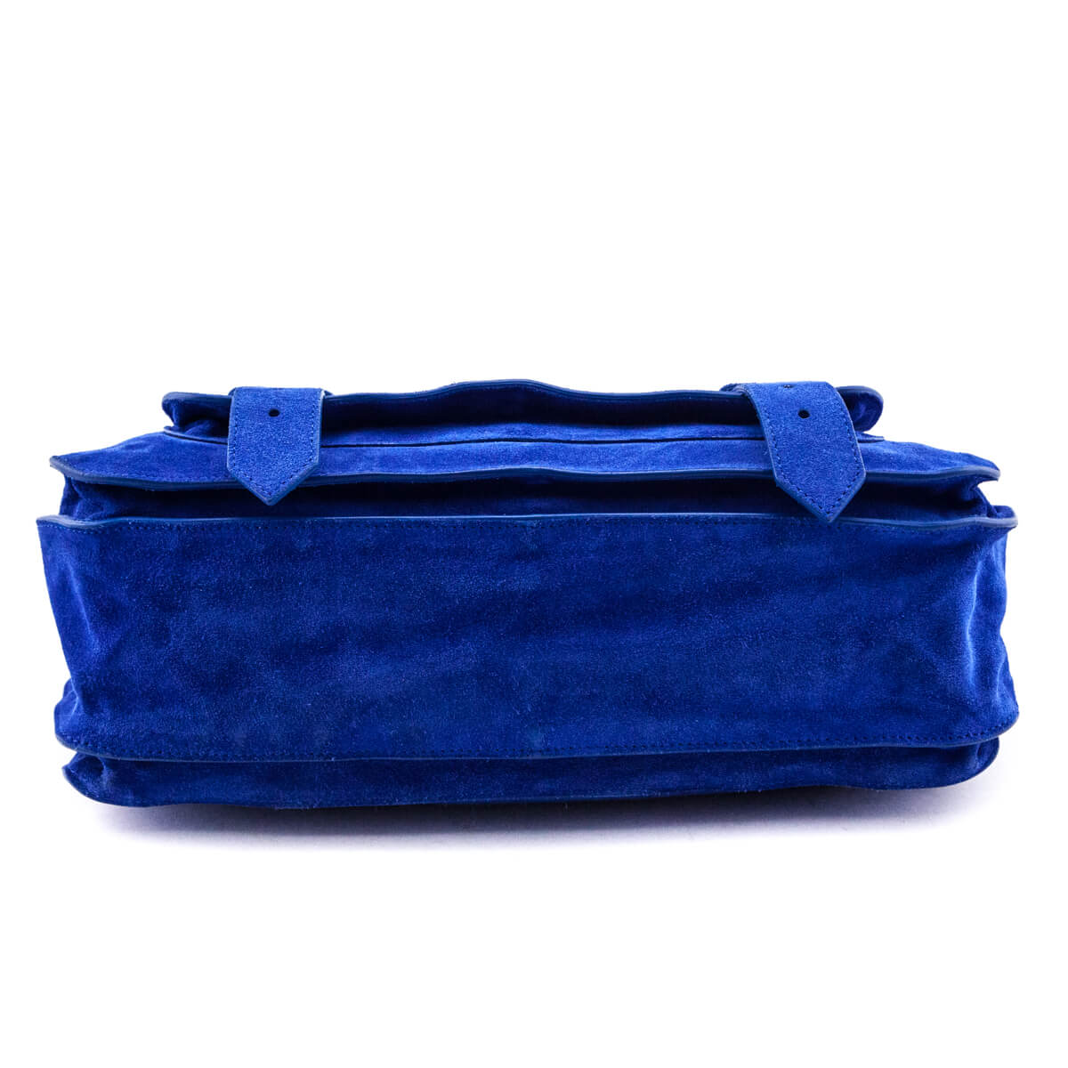 Proenza Schouler Royal Blue Suede Medium PS1 Satchel - Love that Bag etc - Preowned Authentic Designer Handbags & Preloved Fashions