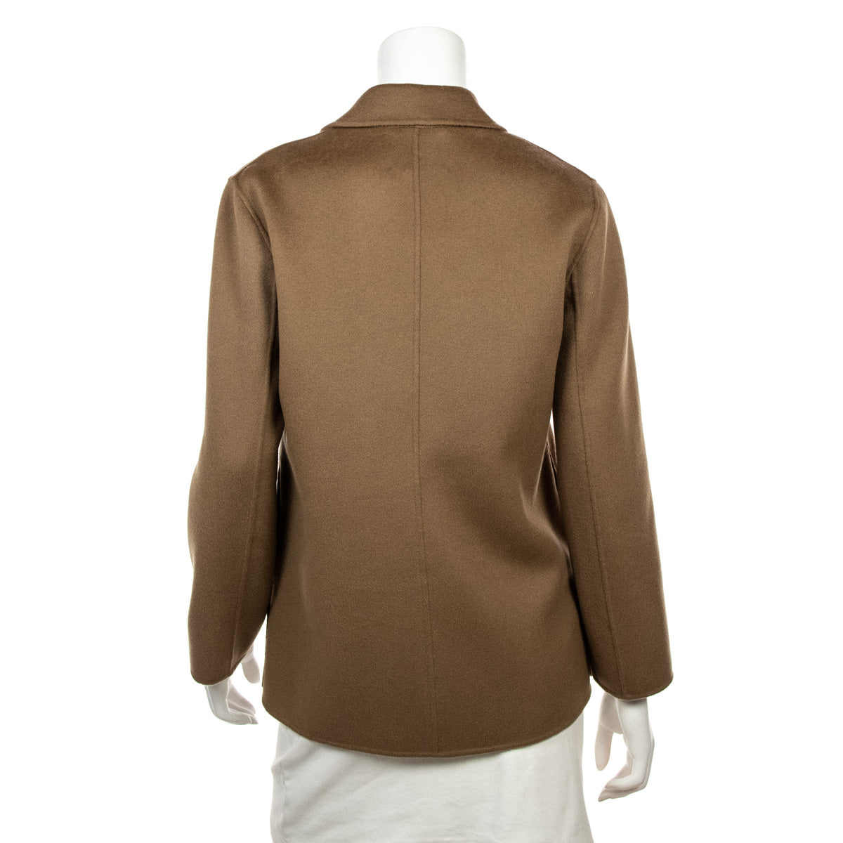 Max Mara Tan Wool City Jacket Size XS | IT 38 - Love that Bag etc - Preowned Authentic Designer Handbags & Preloved Fashions