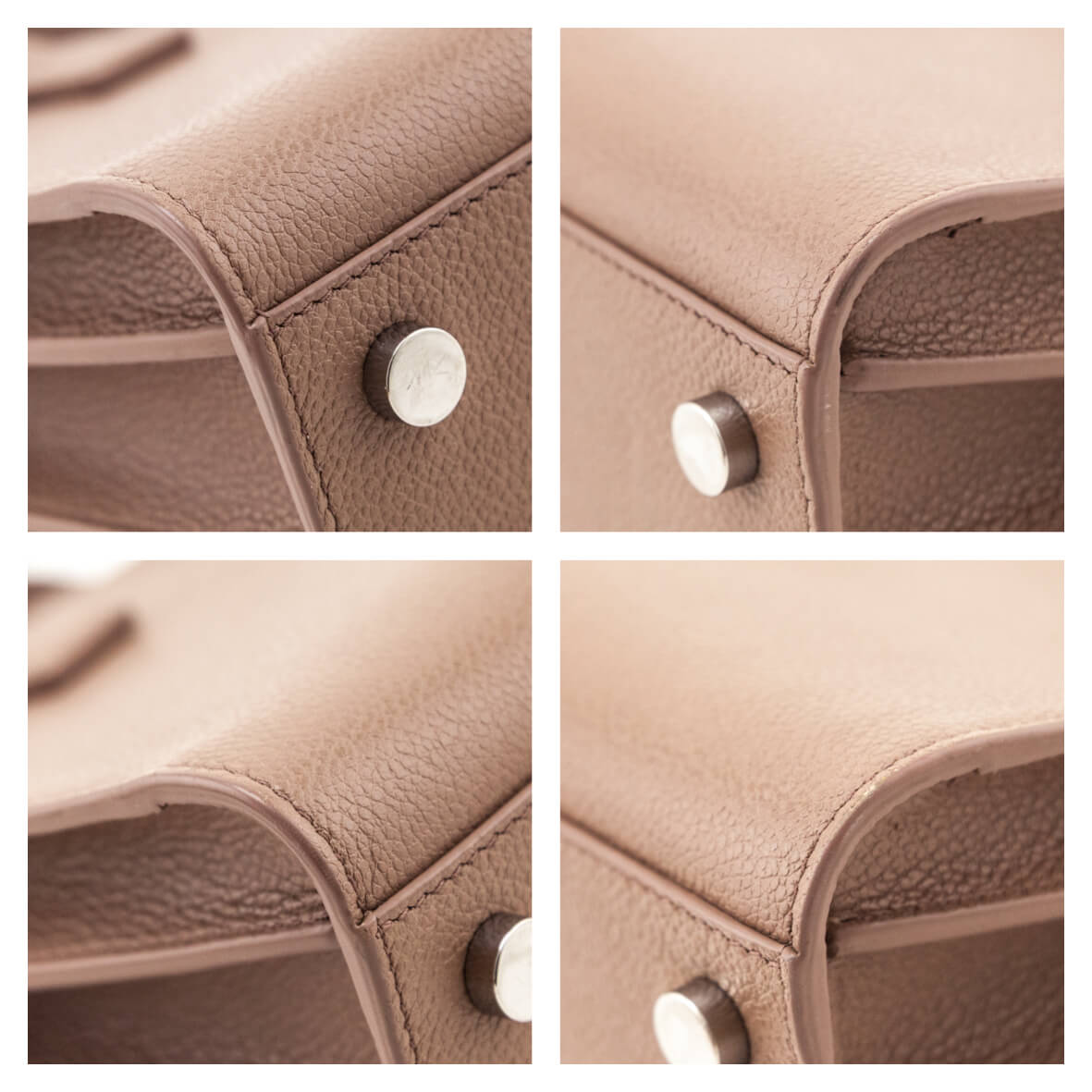 Saint Laurent Beige Grained Calfskin Nano Sac De Jour - Love that Bag etc - Preowned Authentic Designer Handbags & Preloved Fashions