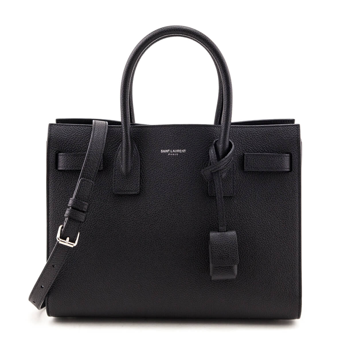 Saint Laurent Black Calfskin Baby Sac De Jour - Love that Bag etc - Preowned Authentic Designer Handbags & Preloved Fashions