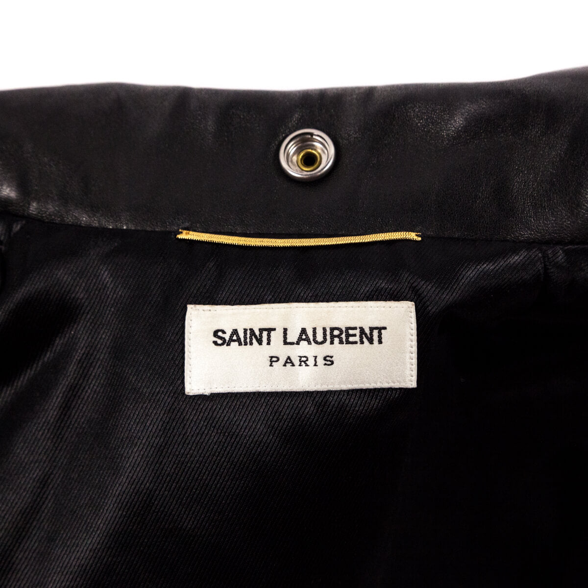 Saint Laurent Black Lamb Leather Biker Jacket Size S | FR 38 - Love that Bag etc - Preowned Authentic Designer Handbags & Preloved Fashions