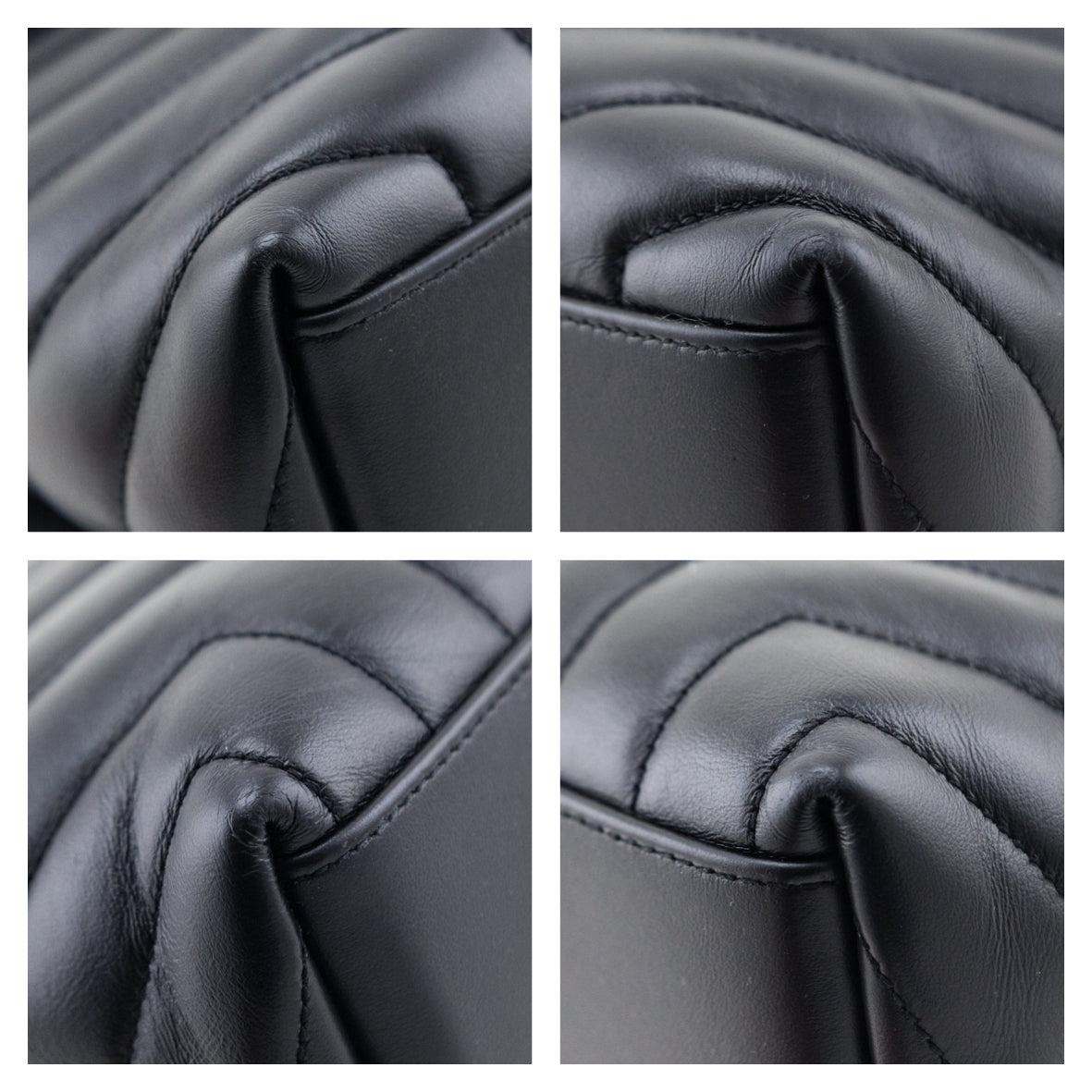 Saint Laurent Black Y Quilted Leather Monogram Medium Loulou Chain Satchel - Love that Bag etc - Preowned Authentic Designer Handbags & Preloved Fashions
