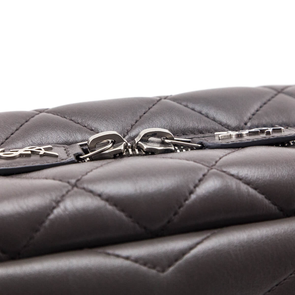 Saint Laurent Earth Calfskin Y Quilted Monogram Small Loulou Bowling Bag - Love that Bag etc - Preowned Authentic Designer Handbags & Preloved Fashions