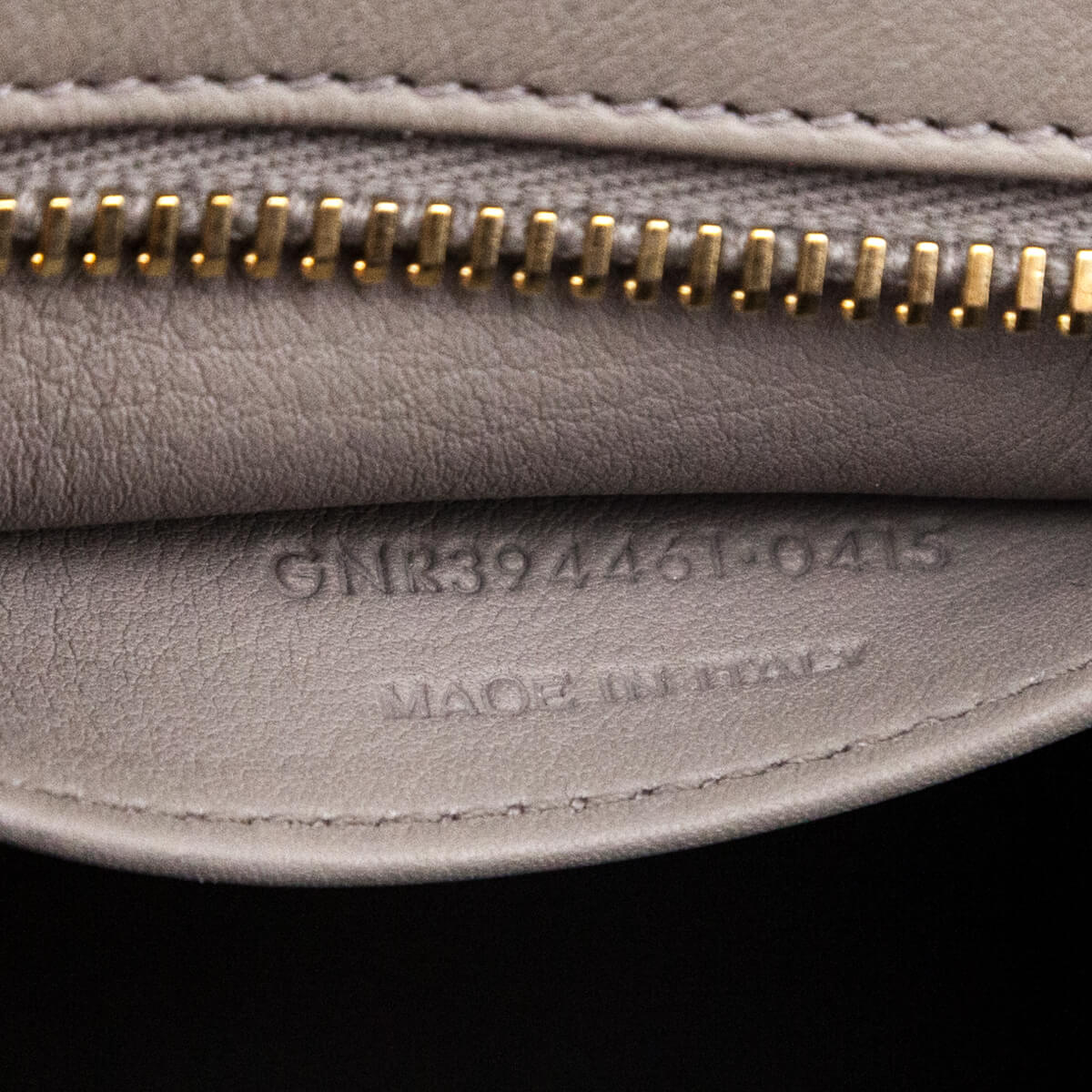 Saint Laurent Gray Calfskin Small Monogram Cabas Bag - Love that Bag etc - Preowned Authentic Designer Handbags & Preloved Fashions