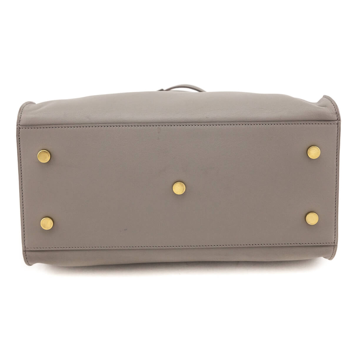 Saint Laurent Gray Calfskin Small Monogram Cabas Bag - Love that Bag etc - Preowned Authentic Designer Handbags & Preloved Fashions