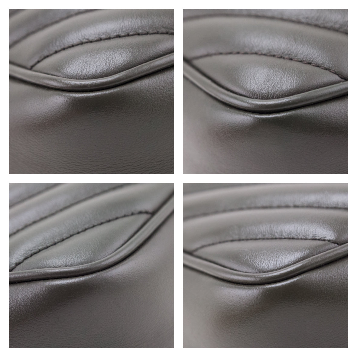 Saint Laurent Military Olive Calfskin Matelasse Monogram Lou Camera Bag - Love that Bag etc - Preowned Authentic Designer Handbags & Preloved Fashions