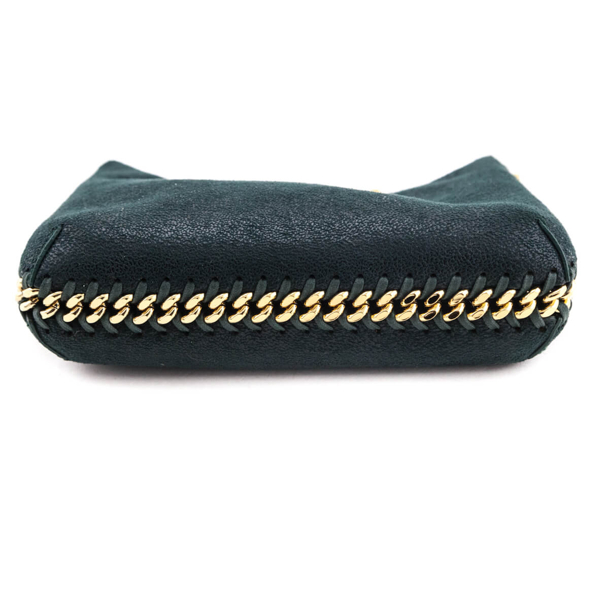 Stella McCartney Green Shaggy Deer Falabella Zip Mini Shoulder Bag - Love that Bag etc - Preowned Authentic Designer Handbags & Preloved Fashions