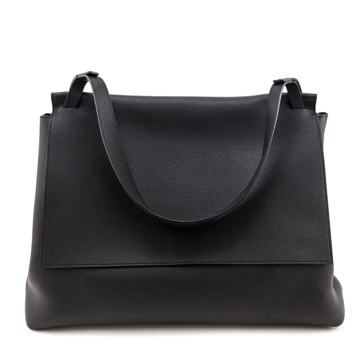 The Row Black Calfskin Sidekick Two Shoulder Bag - Love that Bag etc - Preowned Authentic Designer Handbags & Preloved Fashions