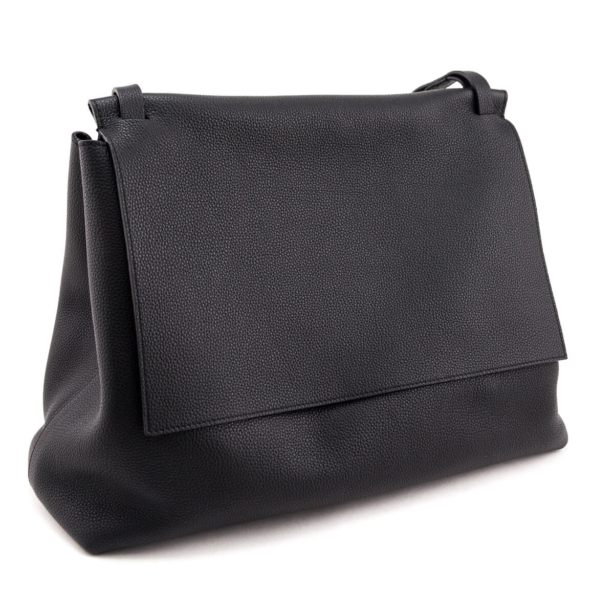 The Row Black Calfskin Sidekick Two Shoulder Bag - Love that Bag etc - Preowned Authentic Designer Handbags & Preloved Fashions
