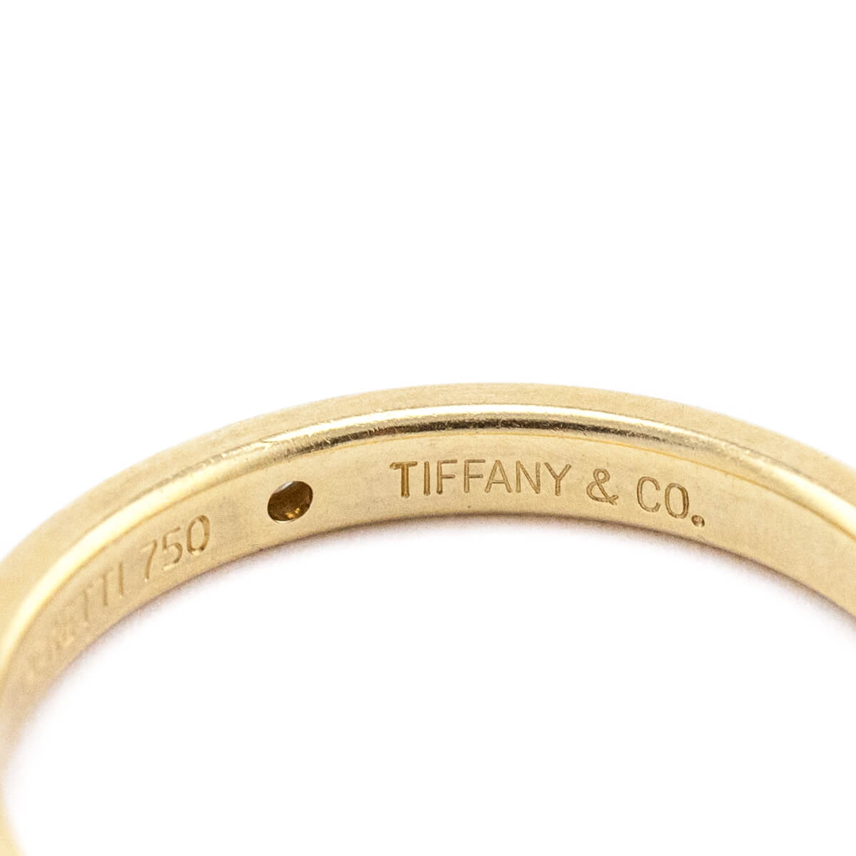 Tiffany & Co. Elsa Peretti 18K Gold & Diamond Stacking Band Size 8.5 - Love that Bag etc - Preowned Authentic Designer Handbags & Preloved Fashions