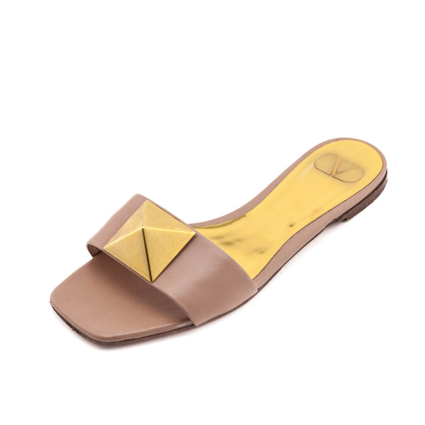 Louis Vuitton Beige Canvas Medallion Leather Detail Espadrille Wedge Platform Sandals Size 37