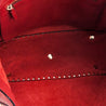 Valentino Red Grained Calfskin Medium Rockstud Tote - Love that Bag etc - Preowned Authentic Designer Handbags & Preloved Fashions
