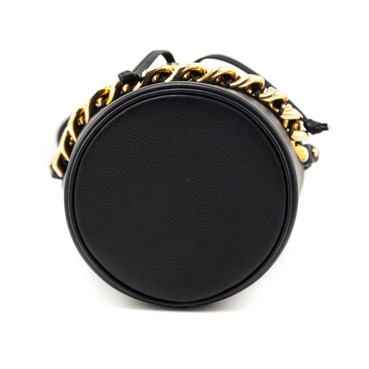 Versace Black Calfskin La Medusa Chain Bucket Bag - Love that Bag etc - Preowned Authentic Designer Handbags & Preloved Fashions
