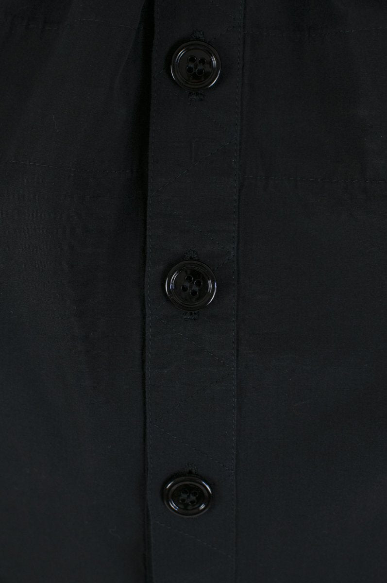 Saint Laurent Black Cotton & Silk Blend Belted Dress Size S | FR 38 - Love that Bag etc - Preowned Authentic Designer Handbags & Preloved Fashions