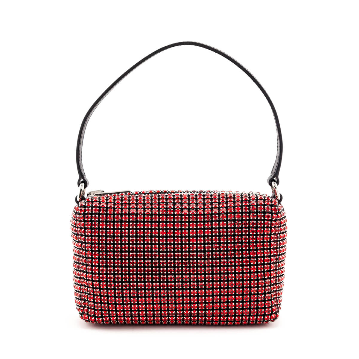 Alexander Wang Red Mesh Crystal Rhinestone Mini Heiress Pouch - Love that Bag etc - Preowned Authentic Designer Handbags & Preloved Fashions