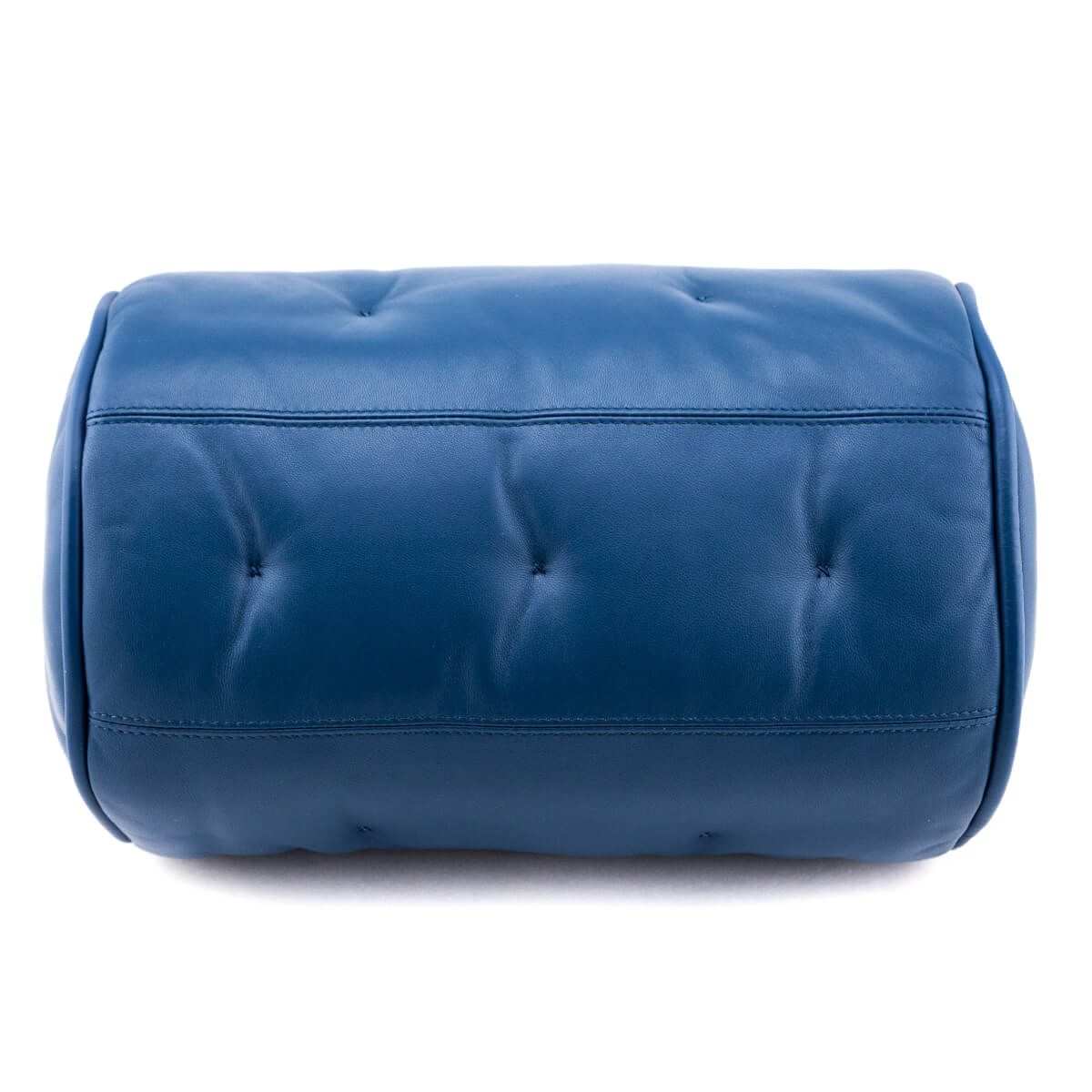 Anya Hindmarch Blue Leather Chubby Barrel Crossbody - Love that Bag etc - Preowned Authentic Designer Handbags & Preloved Fashions