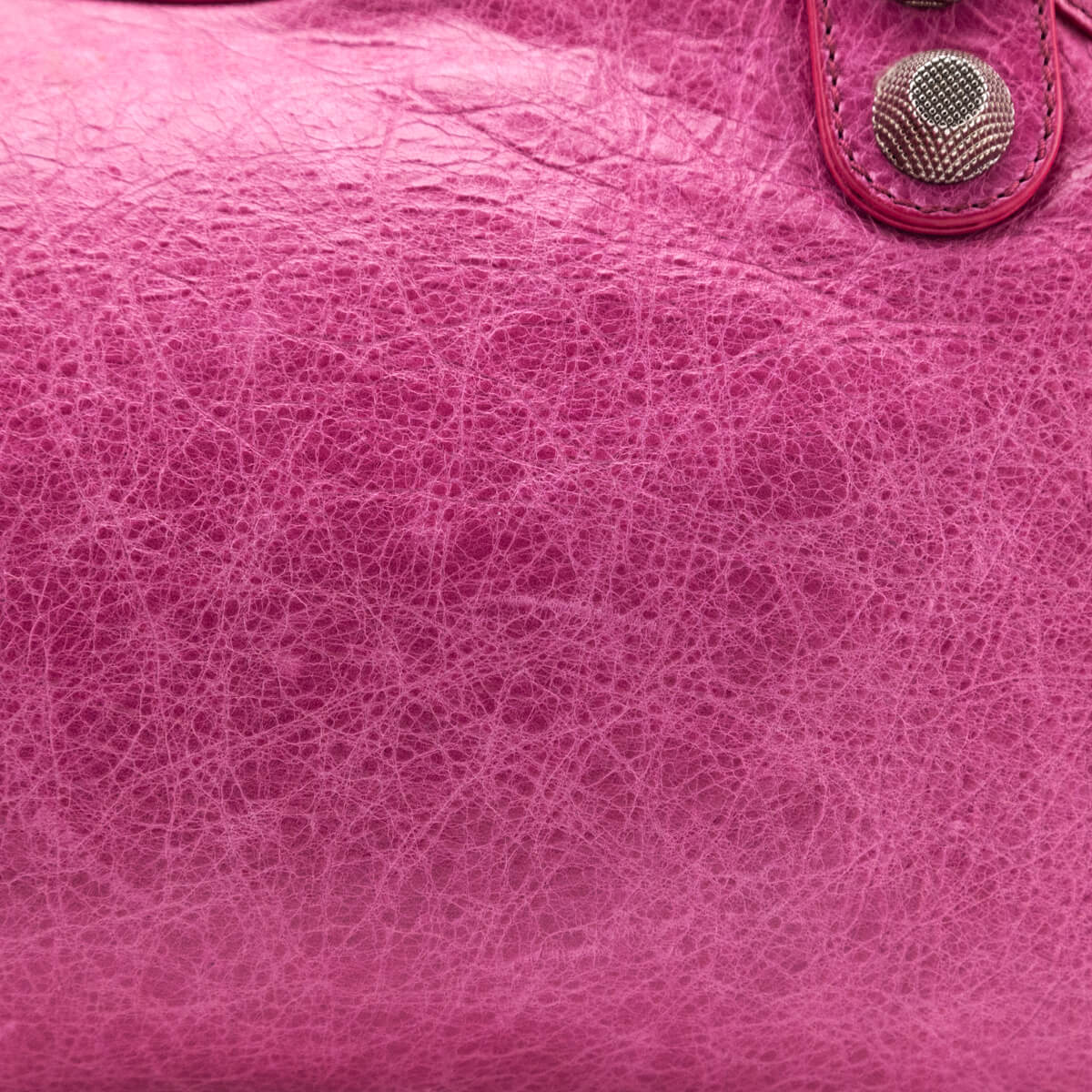 Balenciaga Sorbet Agneau Silver Giant 21 City Bag - Love that Bag etc - Preowned Authentic Designer Handbags & Preloved Fashions