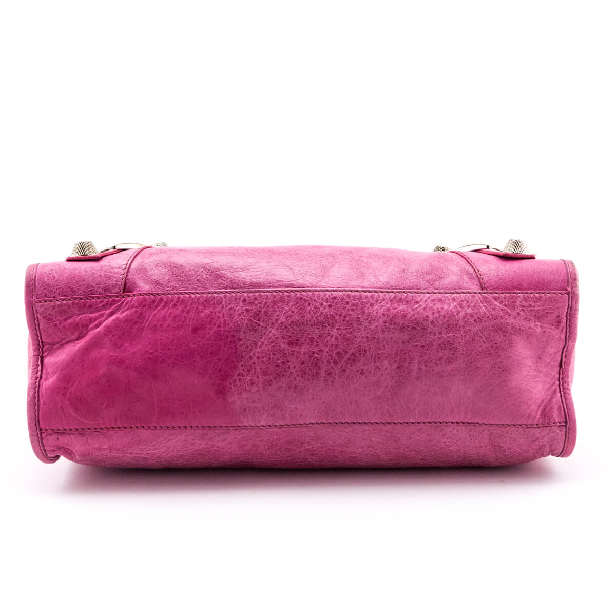Balenciaga Sorbet Agneau Silver Giant 21 City Bag - Love that Bag etc - Preowned Authentic Designer Handbags & Preloved Fashions
