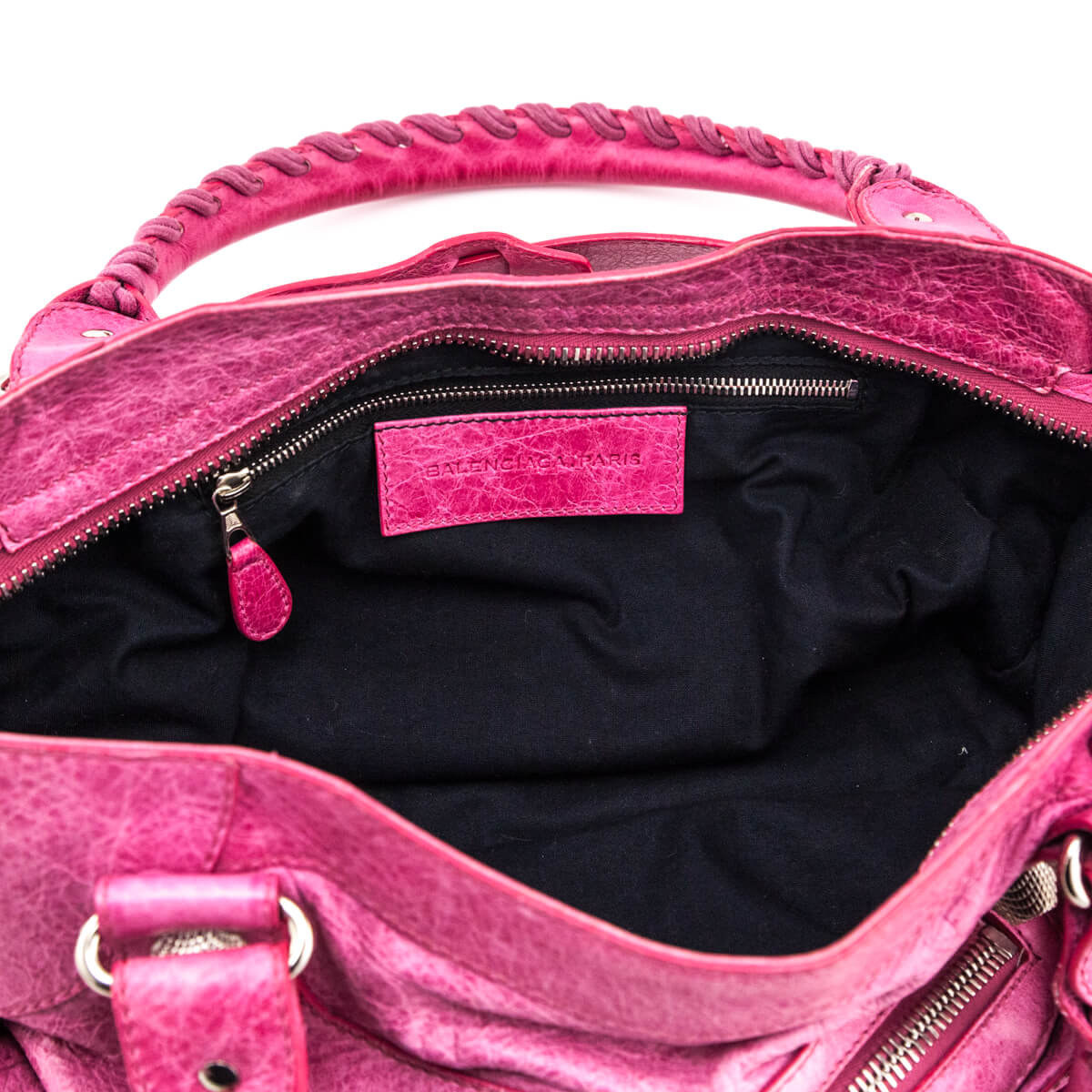 Balenciaga Sorbet Agneau Silver Giant 21 City Bag - Love that Bag etc - Preowned Authentic Designer Handbags & Preloved Fashions