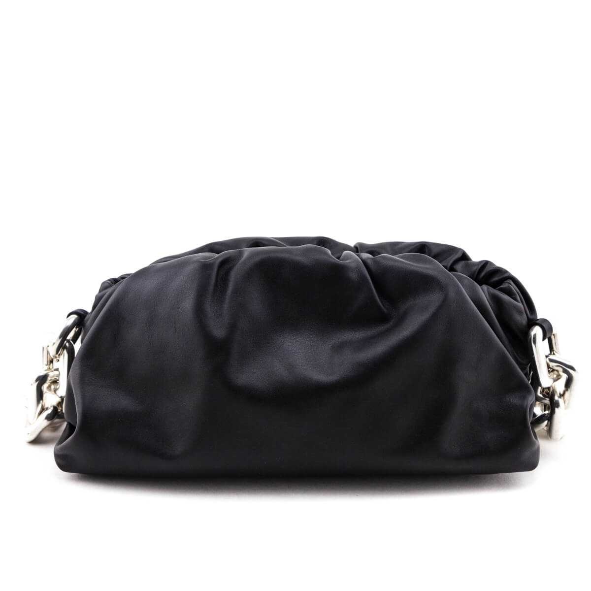 Bottega Veneta Black Calfskin Teen Chain Pouch - Love that Bag etc - Preowned Authentic Designer Handbags & Preloved Fashions