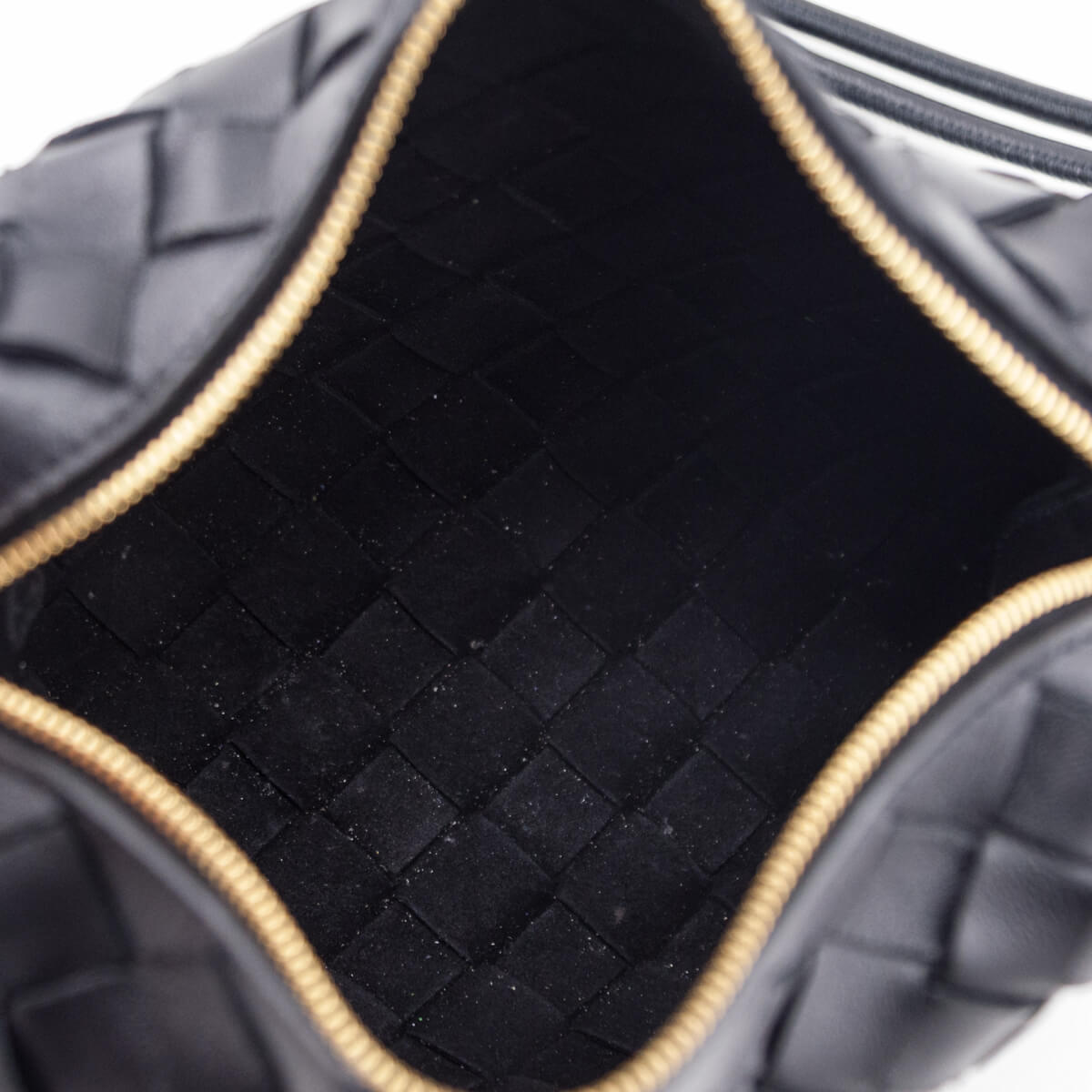 Bottega Veneta Black Nappa Calfskin Intrecciato Mini Loop Camera Bag - Love that Bag etc - Preowned Authentic Designer Handbags & Preloved Fashions
