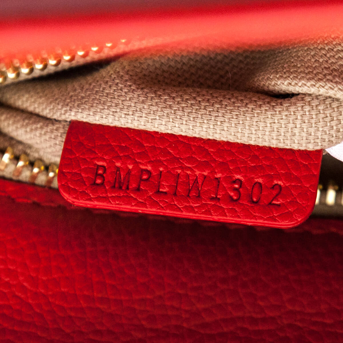 Burberry Bright Red Grained Calfskin Small Two-Handle Title Bag - Love that Bag etc - Preowned Authentic Designer Handbags & Preloved Fashions