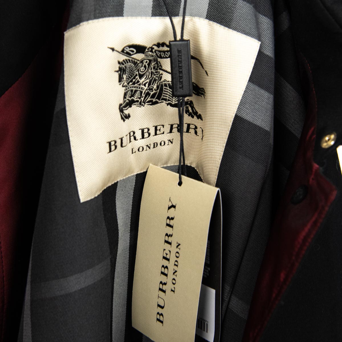 Burberry Black Rochester Mid Length Trench Coat Size S | UK 10 - Love that Bag etc - Preowned Authentic Designer Handbags & Preloved Fashions