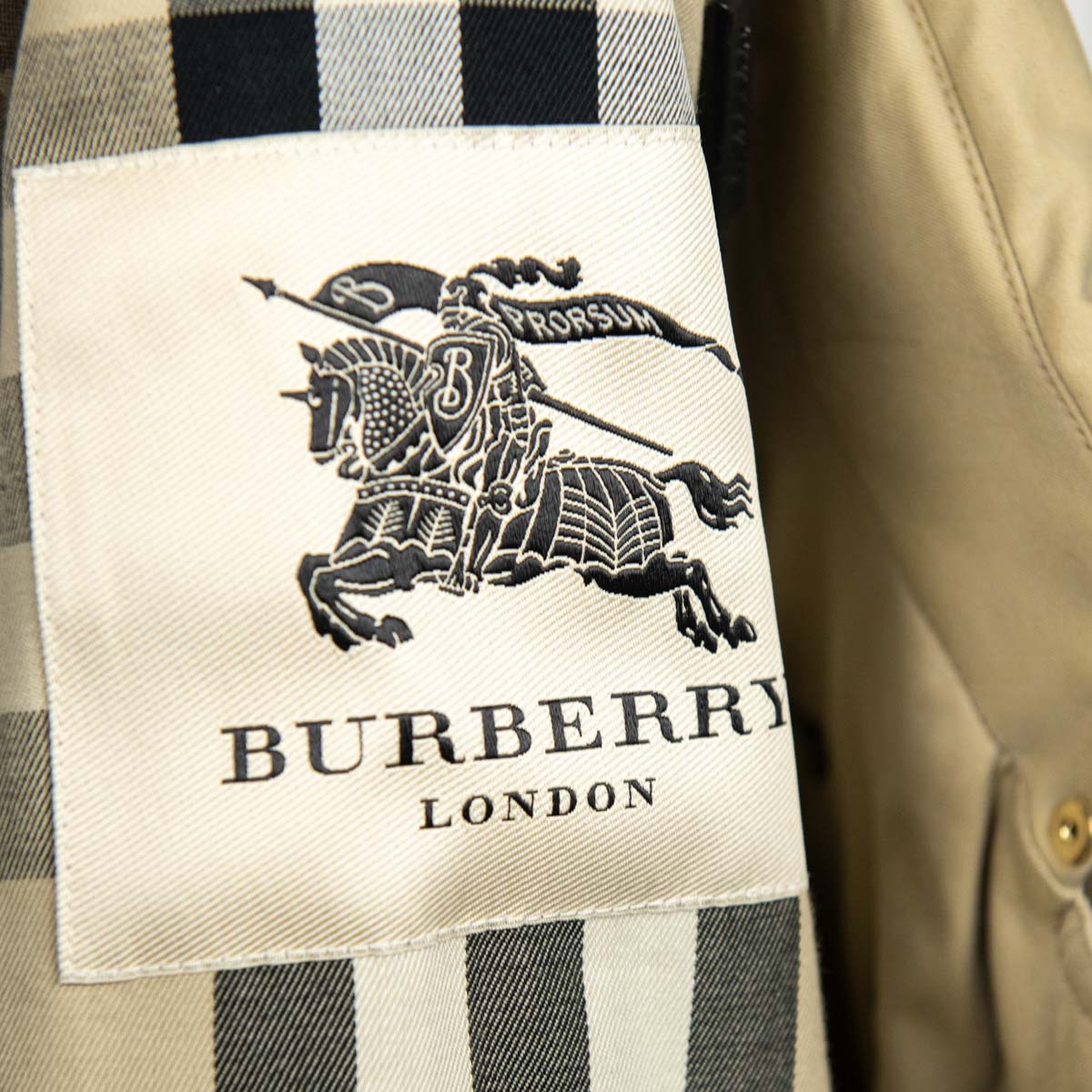 Burberry Honey Sandringham Mid Length Trench Coat Size M | UK 12 - Love that Bag etc - Preowned Authentic Designer Handbags & Preloved Fashions