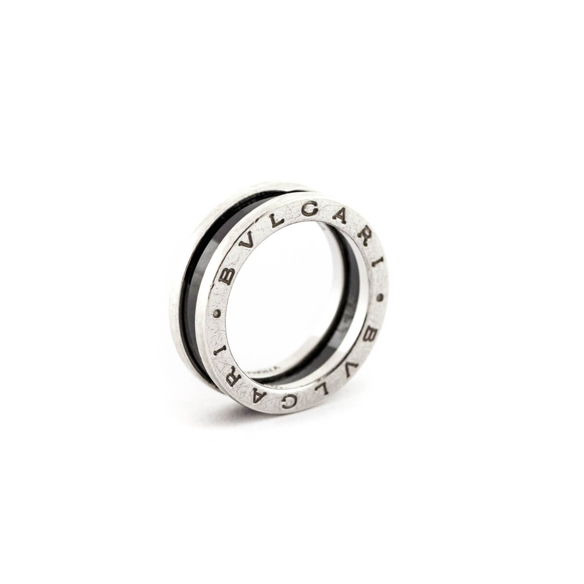 Bvlgari Sterling Silver & Ceramic Save The Children Ring Size 7 - Love that Bag etc - Preowned Authentic Designer Handbags & Preloved Fashions