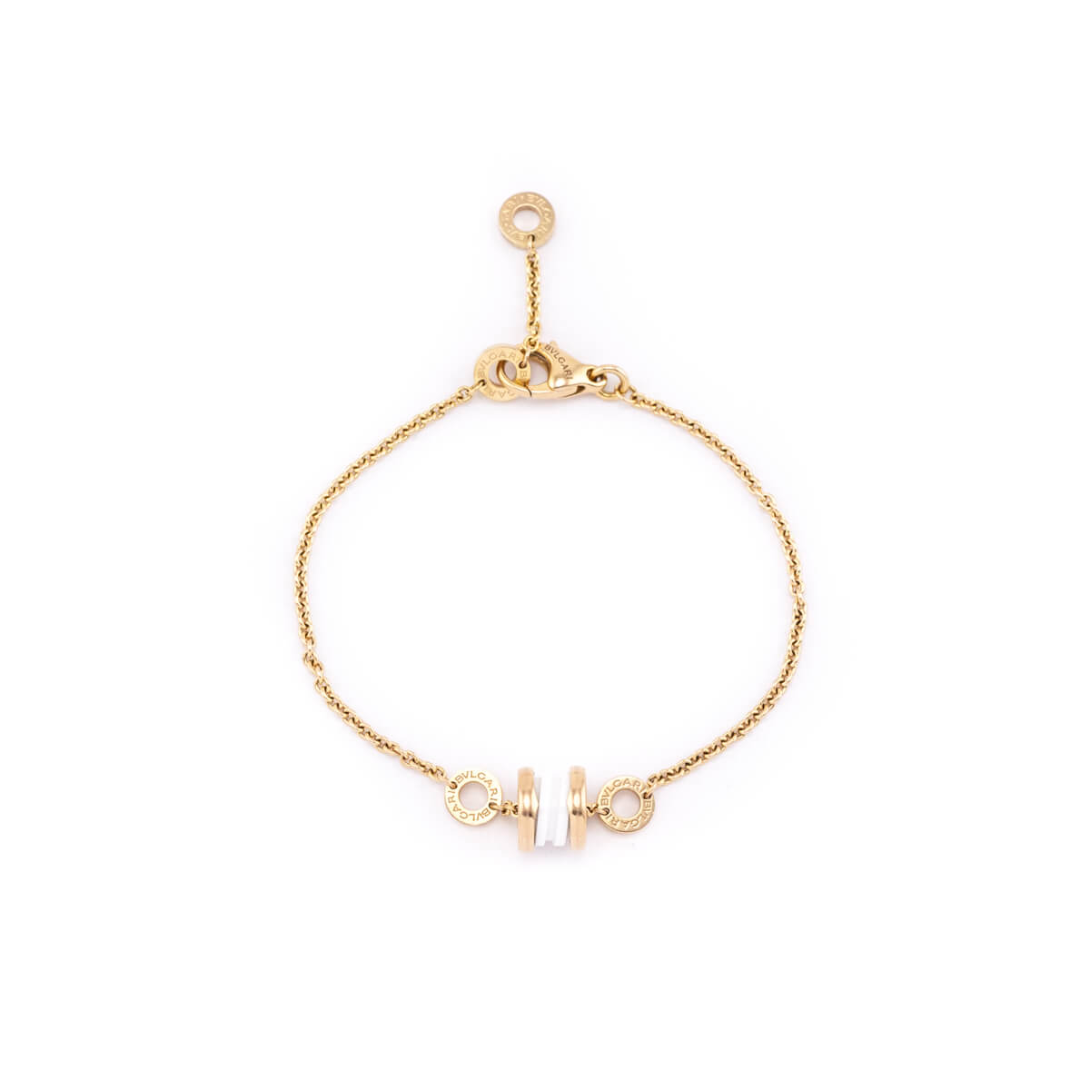 Bvlgari Yellow Gold & Ceramic B.zero 1 Station Bracelet - Love that Bag etc - Preowned Authentic Designer Handbags & Preloved Fashions