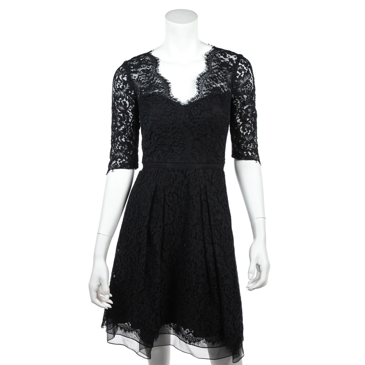 Lace V-neck dress