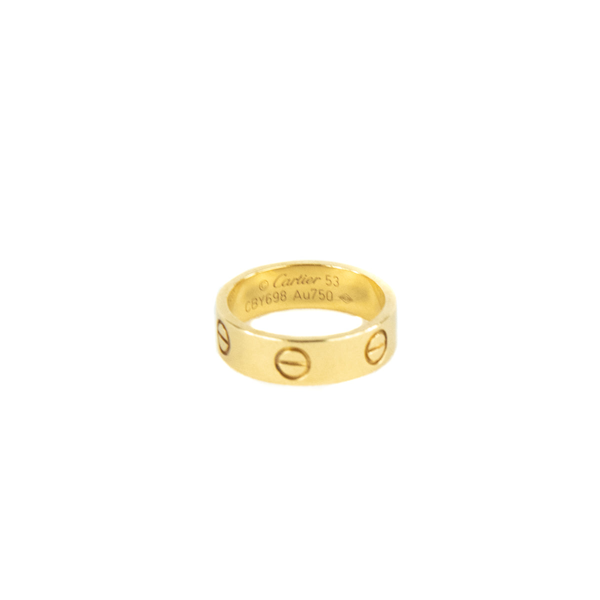 Cartier 18K Yellow Gold Love Ring Band Size 6.25 - Love that Bag etc - Preowned Authentic Designer Handbags & Preloved Fashions