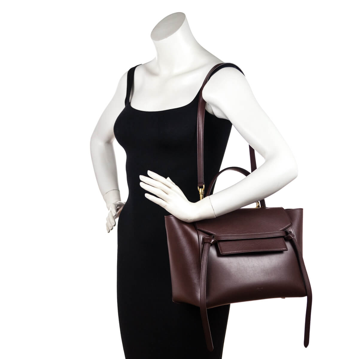 Celine Bordeaux Smooth Calfskin Mini Belt Bag - Love that Bag etc - Preowned Authentic Designer Handbags & Preloved Fashions