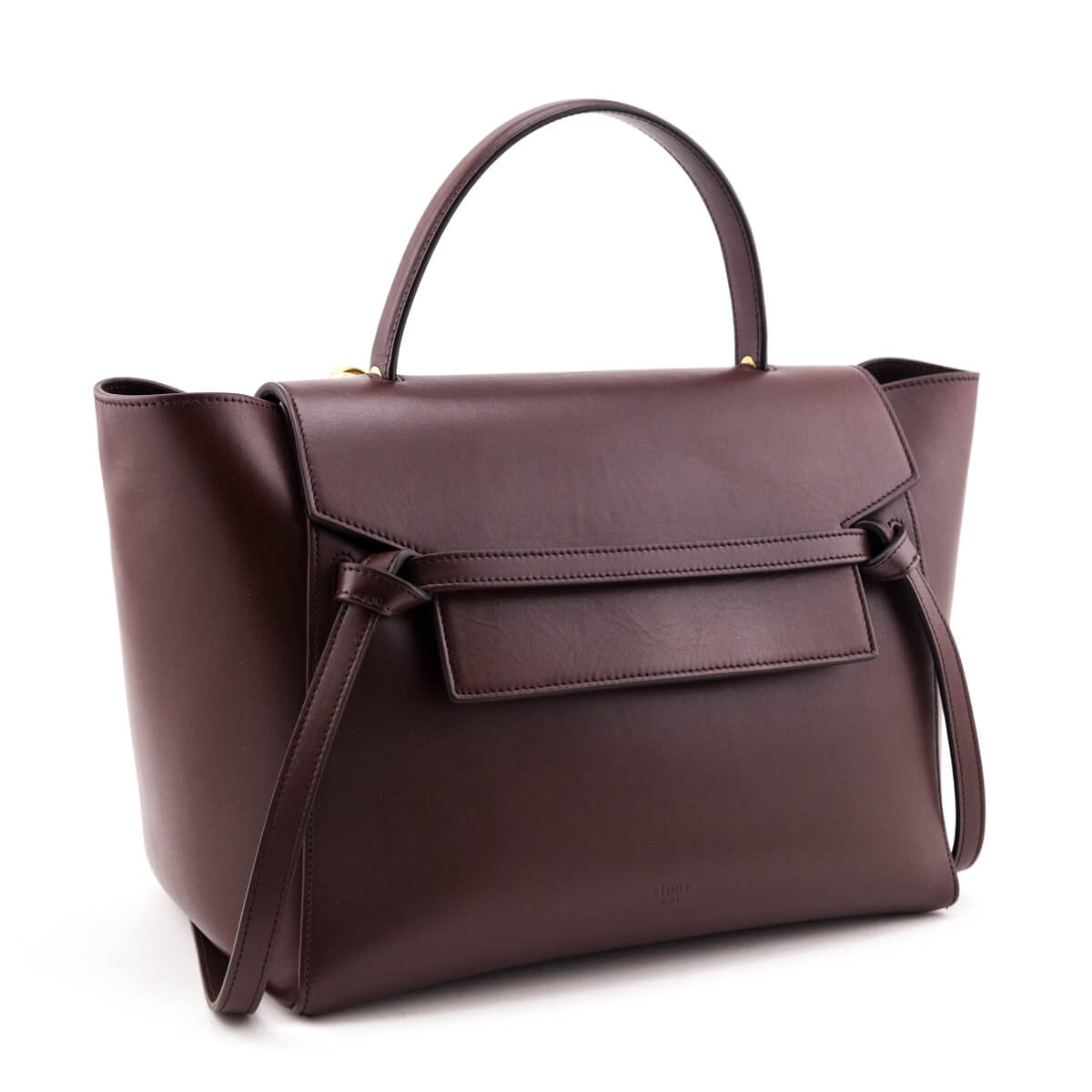 Celine Bordeaux Smooth Calfskin Mini Belt Bag - Love that Bag etc - Preowned Authentic Designer Handbags & Preloved Fashions