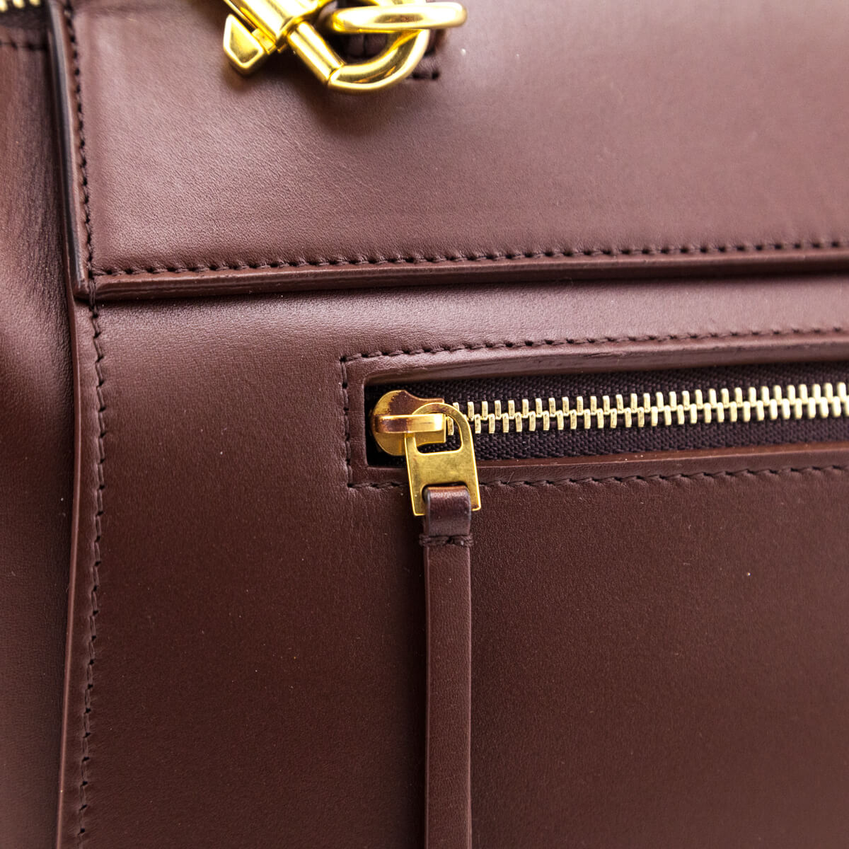 Celine Bordeaux Smooth Calfskin Mini Belt Bag - Love that Bag etc - Preowned Authentic Designer Handbags & Preloved Fashions