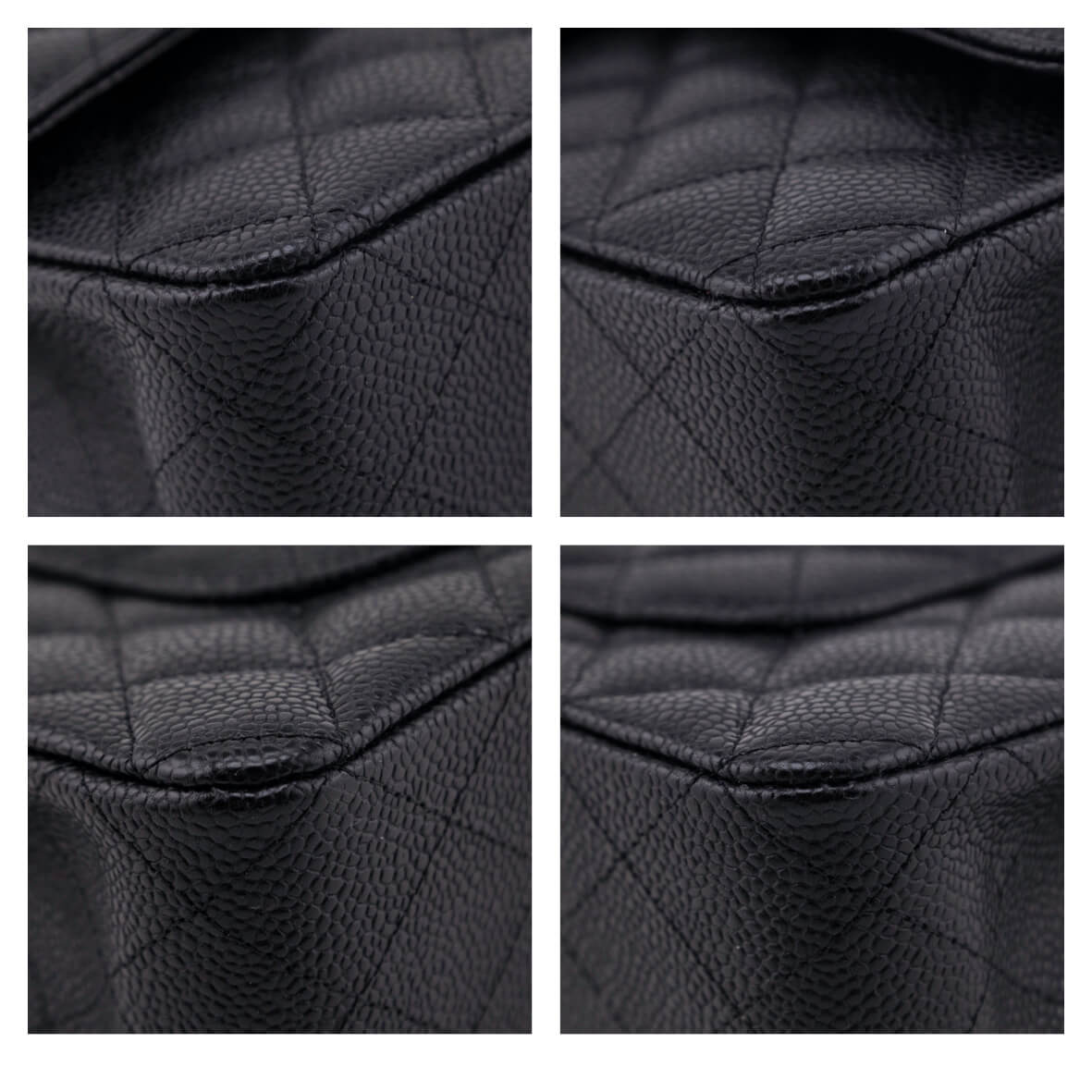 Chanel Black Quilted Caviar Medium Classic Double Flap Bag - Love that Bag etc - Preowned Authentic Designer Handbags & Preloved Fashions