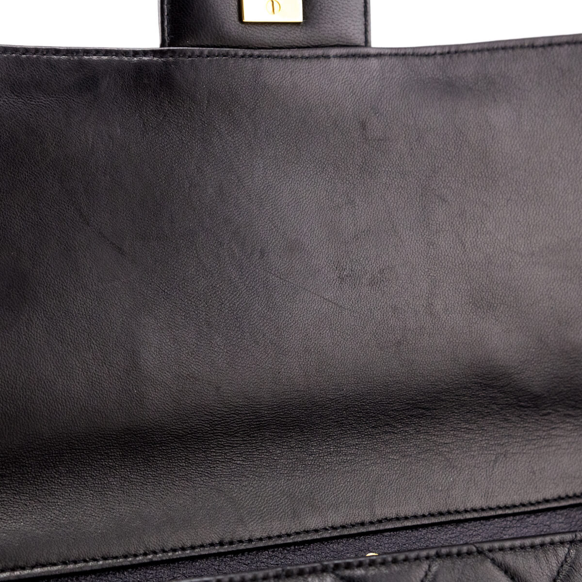 Chanel Black Quilted Lambskin Vintage Jumbo Double Sided Classic Flap Bag - Love that Bag etc - Preowned Authentic Designer Handbags & Preloved Fashions