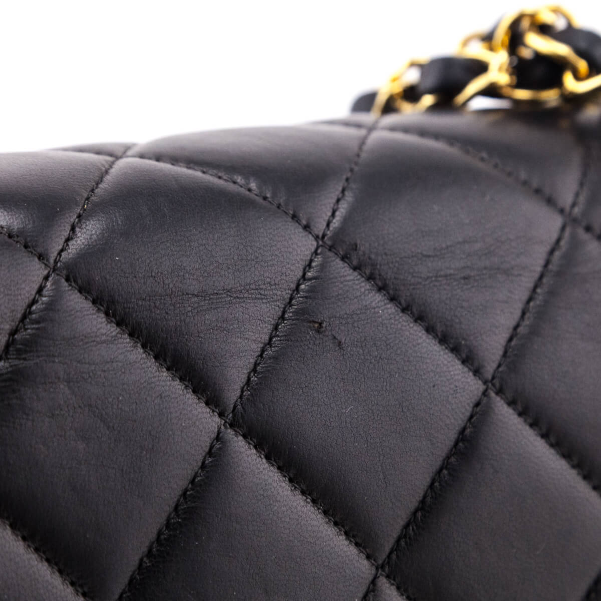 Chanel Black Quilted Lambskin Vintage Jumbo Double Sided Classic Flap Bag - Love that Bag etc - Preowned Authentic Designer Handbags & Preloved Fashions