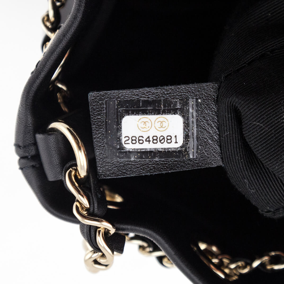 Chanel Black Stitched Calfskin Mini Drawstring Bag GHW - Love that Bag etc - Preowned Authentic Designer Handbags & Preloved Fashions