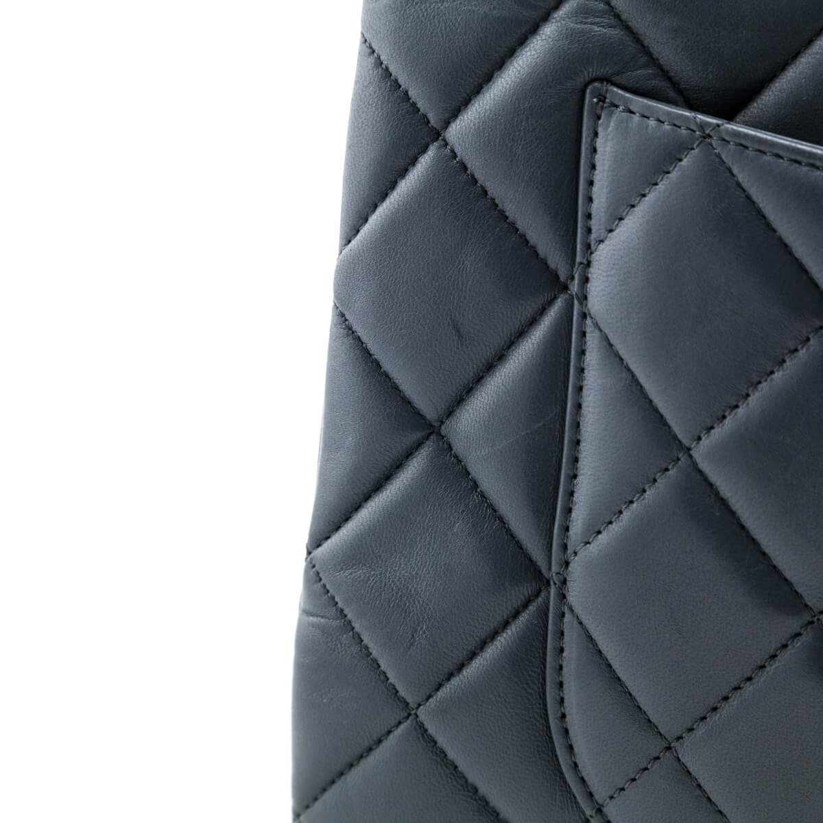 Chanel Blue Quilted Lambskin Large Trendy CC Top Handle GHW - Love that Bag etc - Preowned Authentic Designer Handbags & Preloved Fashions