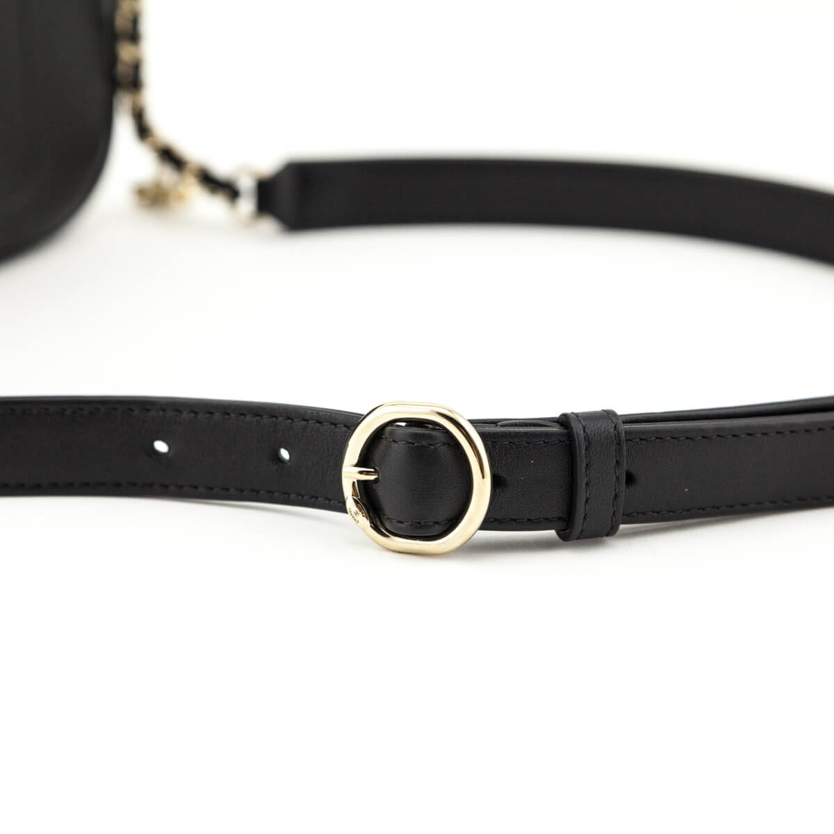 Chanel Black Lambskin CC Mania Waist Bag - Love that Bag etc - Preowned Authentic Designer Handbags & Preloved Fashions