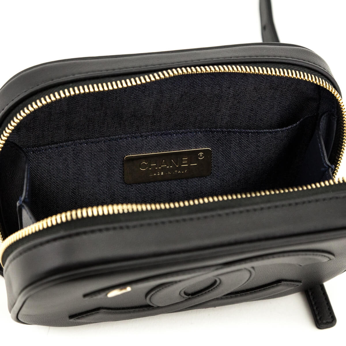 Chanel Black Lambskin CC Mania Waist Bag - Love that Bag etc - Preowned Authentic Designer Handbags & Preloved Fashions