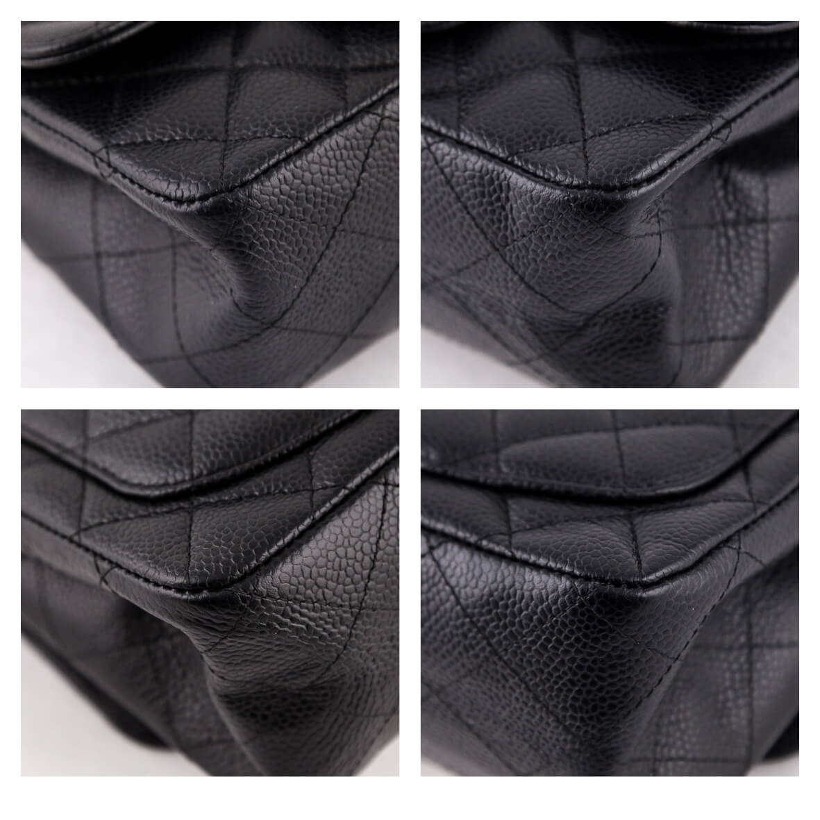 Chanel Black Quilted Caviar Mini Square Flap Bag - Love that Bag etc - Preowned Authentic Designer Handbags & Preloved Fashions