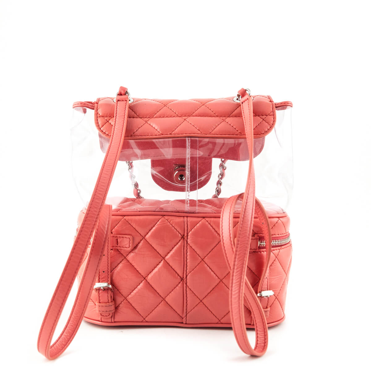 Chanel Pink Quilted Lambskin 2018 Aquarium Backpack - Love that Bag etc - Preowned Authentic Designer Handbags & Preloved Fashions